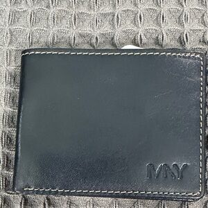 Marc New York Black Leather Card Holder